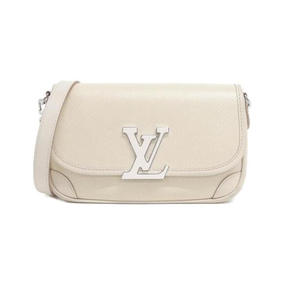Louis Vuitton Handbags - LOUIS VUITTON Cream Leather Shoulder Bag